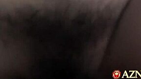 Asian Teen Blows Cock Then Fingers Hairy Pussy Pov