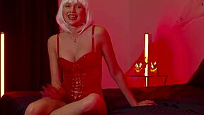 Sultry White Witch Stacy Cruz Deepthroats Black Demon Leo Santos In Halloween Doggystyle Orgy