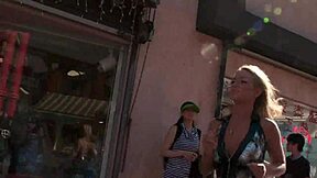 Fishnet blondes Paige Ashley Sunny Lane crave your cock in FFM threesome?