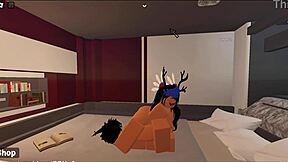 bitch bends over for emo fan's hard doggystyle pounding and creampie finish