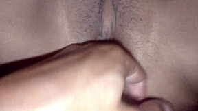 PRETTY SHAVED PUSSY CREAMPIED BY ORGASM CUM SHOT