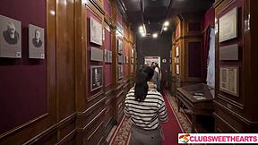 18yo Lesbians Lick Juicy Pussies in Library Lust Orgy