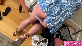 Wife Cries in Pain from Daddy's Forceful Anal Bedroom Domination