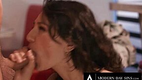 Petite Teen Liz Jordan Sneaky Diner Blowjob Deepthroat Cowgirl Cum Swallow on Date's Cock Outdoor!