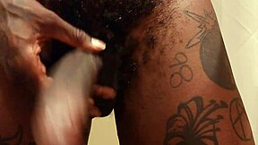 Huge BBC tempts Hallelujah Johnson into wild solo masturbation frenzy, doesn't it?