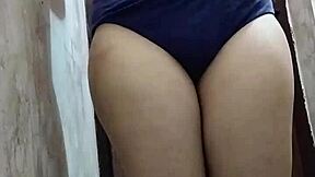 indian riya thakur bathes hot for boyfriend video