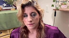 whoa stepmom's deepthroat on son's monster cock ends with cum swallow!