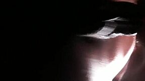 guy bends over horny interracial hotwife for deep doggystyle creampie homemade slamming