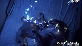 Brunette Stepsis Surprises with Deepthroat Blowjob and Rough Doggystyle Ride