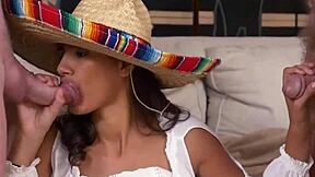 granny smooches young guy as old bear heads south for the first time