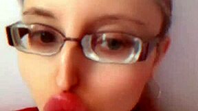 you CAN'T stop STARING at your glasses goddess mistress in POV