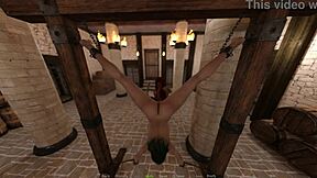 playful tits and pussy tease in ensnared divinity game