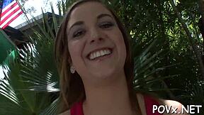 Doesn't that nympho crave your wild dick ride?