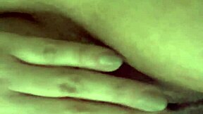 blonde fat wife masturbates her pussy with monster black cock toy