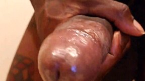 Huge BBC tempts Hallelujah Johnson into wild solo masturbation frenzy, doesn't it?