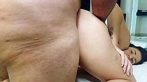 Chubby Latina Wife Gives Mechanic Her Fat Ass And Juicy Cunt Creampie