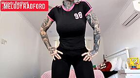 i admire milf melody radford teasing in sheer leggings