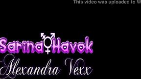 transsexual mistress sarina havok bareback assfucks german tgirl alexandra vexx