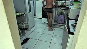 my taboo teen half-sister studies with no panties on