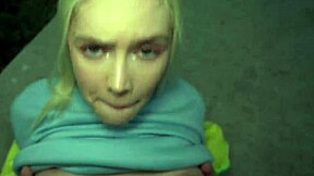 i feel her tight pussy gripping me as jogger fucks outdoors for cash. heart pounding in public thrill