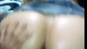 Colombian Latina Twerks Huge Curvy Ass on Stepmom's Bed