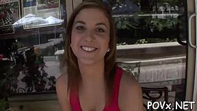 Doesn't that nympho crave your wild dick ride?