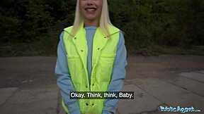 i feel her tight pussy gripping me as jogger fucks outdoors for cash. heart pounding in public thrill