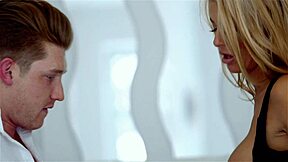 babe teases with blowjob then fucks cum covered in intimate glamour quickie