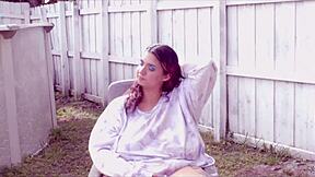 our big ass bbw curves bounce while fucking outdoors public style