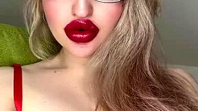 you CAN'T stop STARING at your glasses goddess mistress in POV