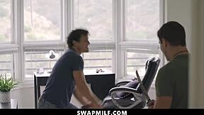 i love seeing stepson swap and play with friend's hot stepmom