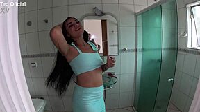 i'm julia souza surprised prepping for first time anal creampie bareback