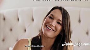 Katrina's sexy brunette wet pussy gets pounded