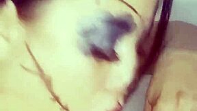 Halloween deepthroat blowjobs end with cumshots splashing her face!!