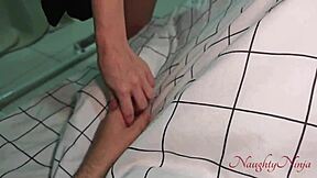 imagine fucking your hot stepmom while she's bent over cleaning your room in those tight shorts