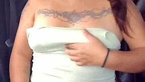 Horny Mexican Whore Flashes Tits And Calzones On Highway Car