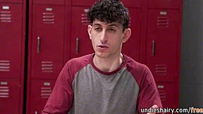 busty blonde teacher rachael cavalli gets bush licked by students. chanel camryn joins hardcore threesome fuck