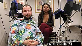 minnie rose moans as pussy fills with creampie closeup backstage