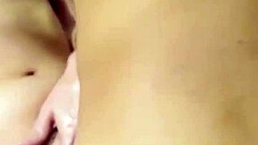 stepsister begs don't cum inside as i rub her pussy leading to secret creampie orgasm