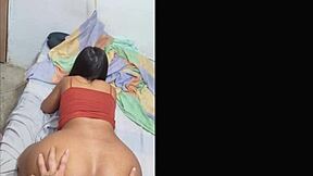 hijastra's first gaping anal fuck