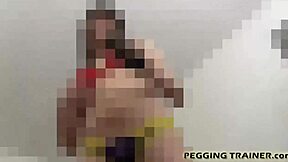 Indian Femdom Gives Hard Pegging BDSM with Dildo Assfucking Blowjob Toys