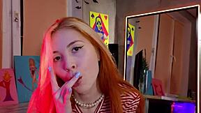 Hey girl your lingerie vibrator makes that cute pussy orgasm hard right?