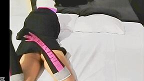 wet latina pussy surprised by punishment dick thrusting deep