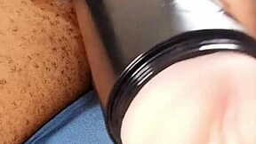 Monster cock ravages her with brutal new sex toy thrusts