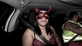 hey ela came back from halloween party with her ass wrecked and creampied full