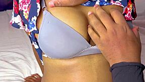 Desi teen wife sucks monster cock before rough riding and creampie