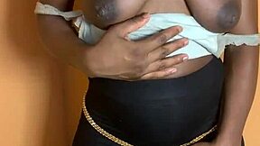 African Ebony Amateur Takes Rough Back Shots Big Cock Tight Pussy Homemade