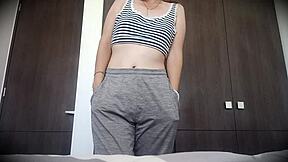 mexican college girl's leaked outdoor fingering orgasm scandal cute latina tits