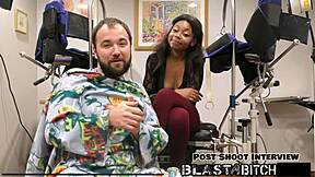 minnie rose moans as pussy fills with creampie closeup backstage