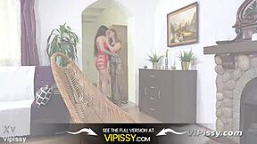 ever seen lesbians drench lace in piss play? brunette euro babes vibrate wet with toys